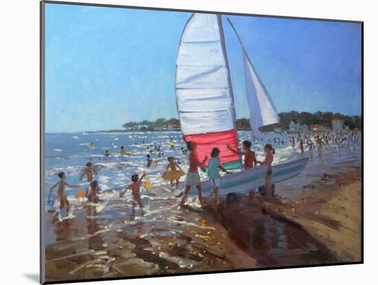 Sailboat, Palais Sur Mer, 2008-Andrew Macara-Mounted Giclee Print