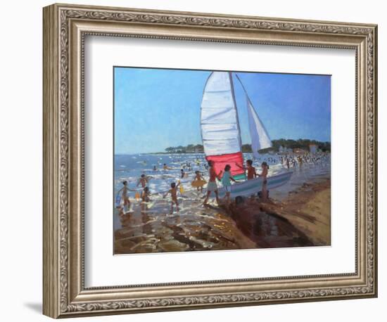 Sailboat, Palais Sur Mer, 2008-Andrew Macara-Framed Giclee Print