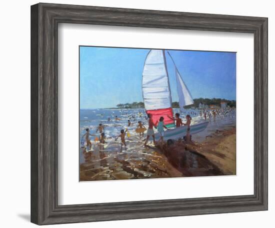 Sailboat, Palais Sur Mer, 2008-Andrew Macara-Framed Giclee Print