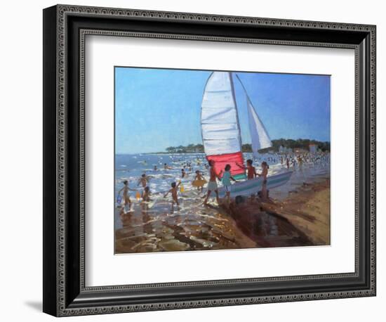 Sailboat, Palais Sur Mer, 2008-Andrew Macara-Framed Giclee Print