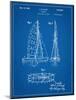 Sailboat Patent-null-Mounted Art Print