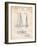 Sailboat Patent-Cole Borders-Framed Art Print