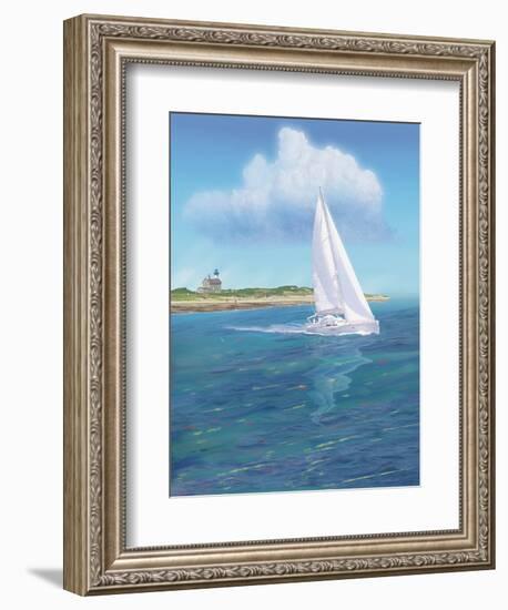 Sailboat Peace-Jeffrey Cadwallader-Framed Art Print