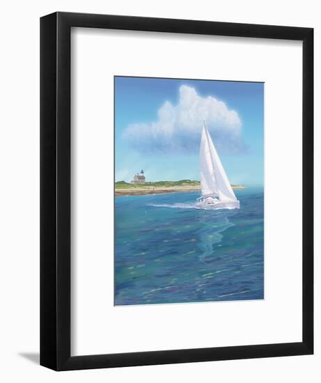 Sailboat Peace-Jeffrey Cadwallader-Framed Art Print