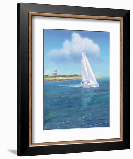 Sailboat Peace-Jeffrey Cadwallader-Framed Art Print