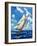 "Sailboat Race,"July 1, 1928-Anton Otto Fischer-Framed Giclee Print