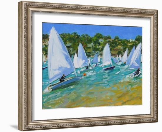 Sailboat Race-Andrew Macara-Framed Giclee Print