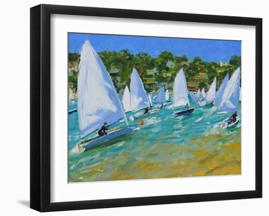 Sailboat Race-Andrew Macara-Framed Giclee Print