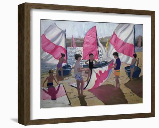 Sailboat, Royan, France, 1992-Andrew Macara-Framed Giclee Print