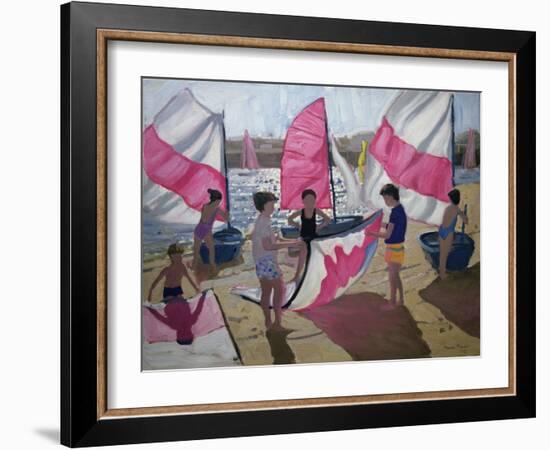 Sailboat, Royan, France, 1992-Andrew Macara-Framed Giclee Print