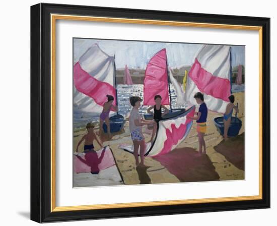 Sailboat, Royan, France, 1992-Andrew Macara-Framed Giclee Print