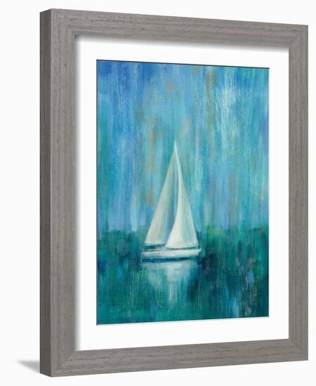 Sailboat Simplicity I-null-Framed Art Print