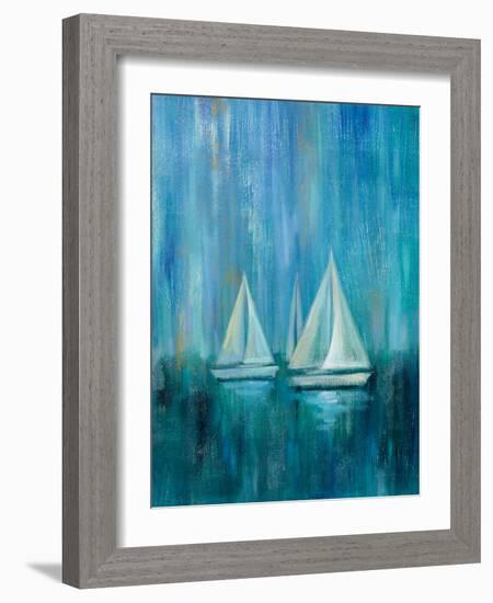 Sailboat Simplicity II-null-Framed Art Print