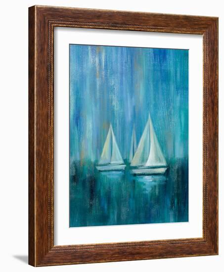 Sailboat Simplicity II-null-Framed Art Print