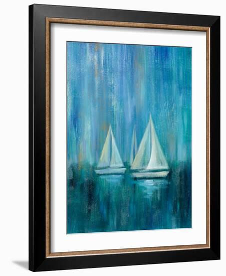 Sailboat Simplicity II-null-Framed Art Print