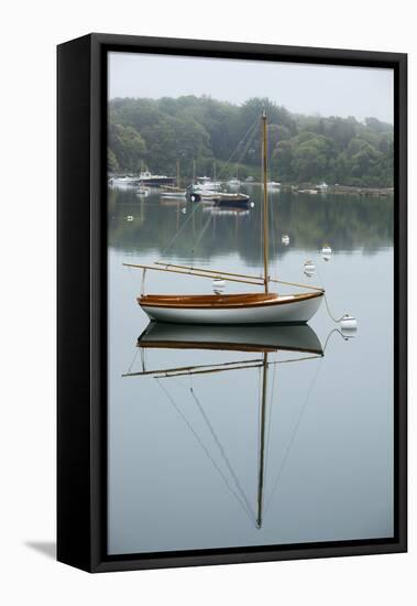 Sailboat, Woods Hole, Massachusetts-Paul Souders-Framed Premier Image Canvas