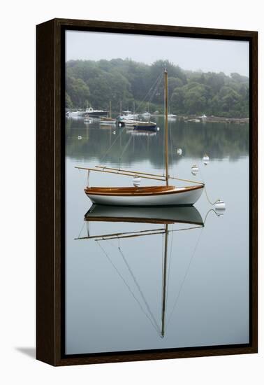 Sailboat, Woods Hole, Massachusetts-Paul Souders-Framed Premier Image Canvas