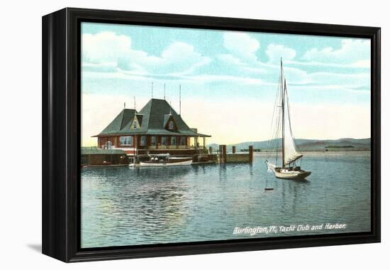 Sailboat, Yacht Club, Burlington, Vermont-null-Framed Stretched Canvas