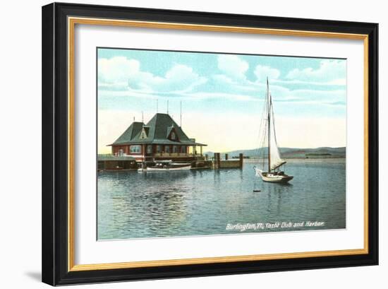 Sailboat, Yacht Club, Burlington, Vermont-null-Framed Premium Giclee Print