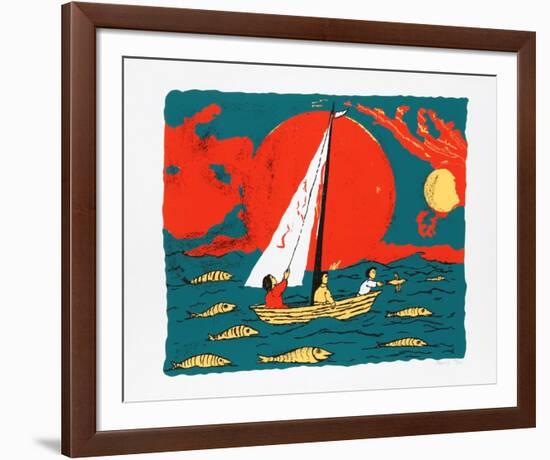 Sailboat-Lemsky-Framed Limited Edition