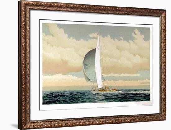 Sailboat-David Lockhart-Framed Collectable Print