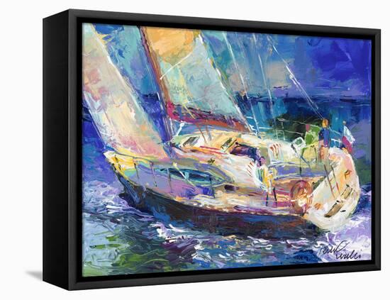 Sailboat-Richard Wallich-Framed Premier Image Canvas