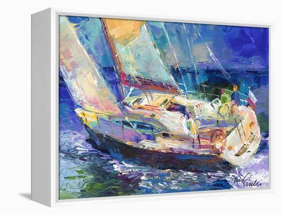 Sailboat-Richard Wallich-Framed Premier Image Canvas