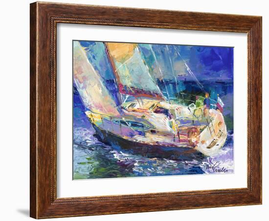 Sailboat-Richard Wallich-Framed Giclee Print