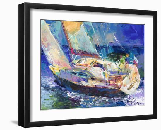 Sailboat-Richard Wallich-Framed Giclee Print