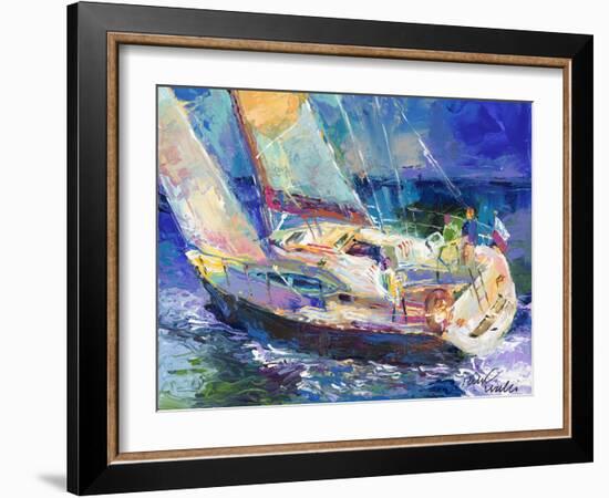 Sailboat-Richard Wallich-Framed Giclee Print