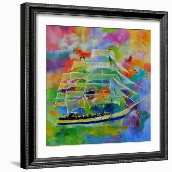 Sailboat-Pol Ledent-Framed Art Print