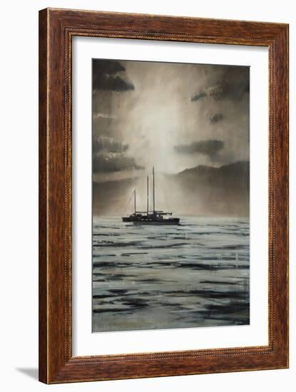 Sailboat-Joseph Cates-Framed Art Print