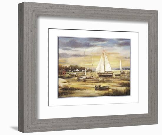 Sailboats Ashore-unknown Chiu-Framed Art Print