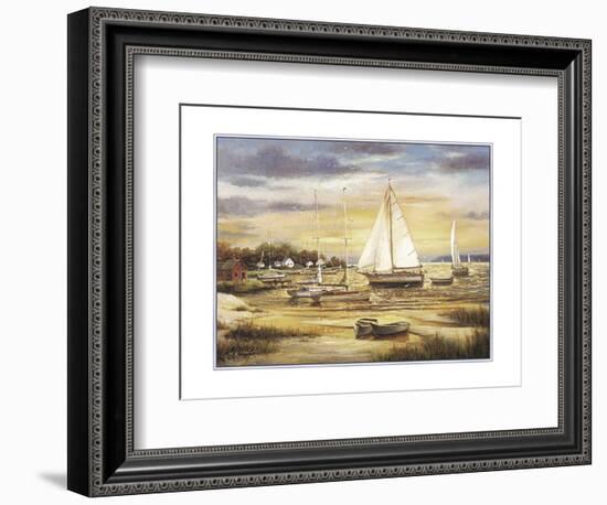 Sailboats Ashore-unknown Chiu-Framed Art Print