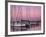 Sailboats at Dusk, Chesapeake Bay, Virginia, USA-Charles Gurche-Framed Photographic Print