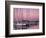 Sailboats at Dusk, Chesapeake Bay, Virginia, USA-Charles Gurche-Framed Photographic Print