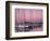 Sailboats at Dusk, Chesapeake Bay, Virginia, USA-Charles Gurche-Framed Photographic Print