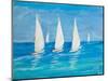 Sailboats II-Julie DeRice-Mounted Art Print