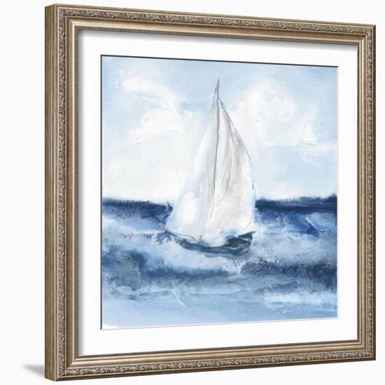 Sailboats II-Chris Paschke-Framed Art Print