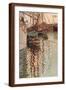 Sailboats In Wollenbewegten Water-Egon Schiele-Framed Art Print