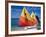 Sailboats on the Beach at Princess Cays, Bahamas-Jerry & Marcy Monkman-Framed Photographic Print