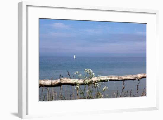 Sailboats on the Calm Baltic Sea-Catharina Lux-Framed Photographic Print