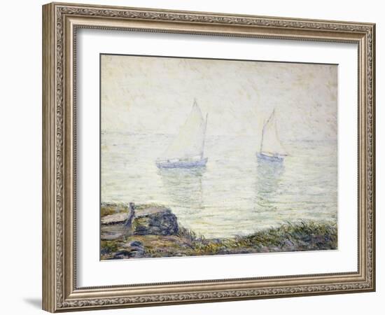 Sailboats-Ernest Lawson-Framed Giclee Print