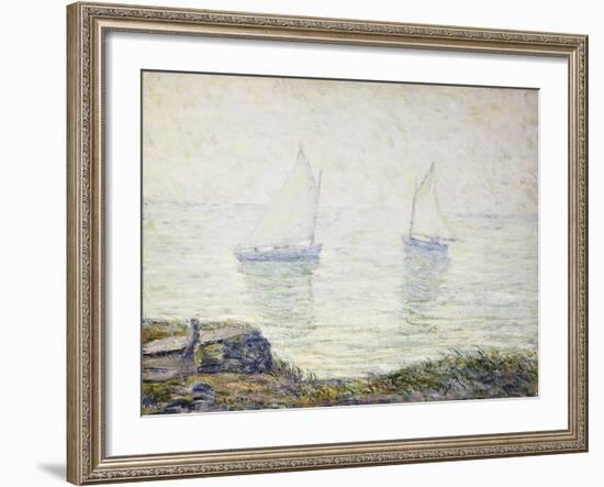 Sailboats-Ernest Lawson-Framed Giclee Print