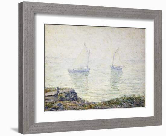 Sailboats-Ernest Lawson-Framed Giclee Print