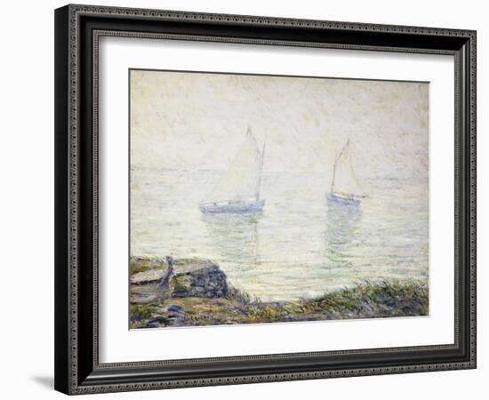 Sailboats-Ernest Lawson-Framed Giclee Print