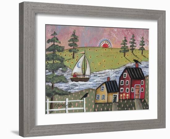 Sailing 1-Karla Gerard-Framed Giclee Print