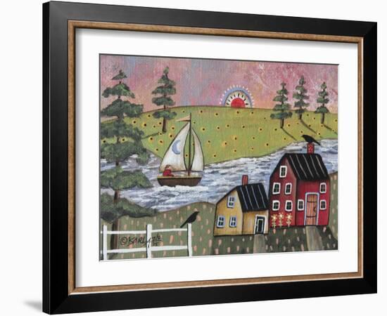 Sailing 1-Karla Gerard-Framed Giclee Print