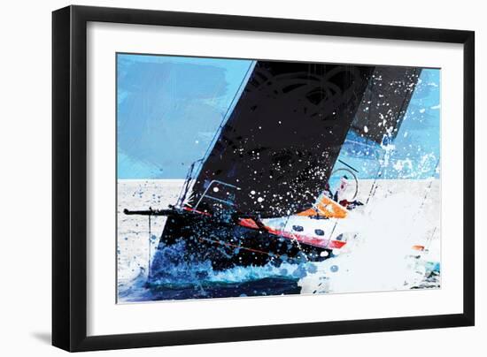 Sailing 1-Savannah Miller-Framed Art Print