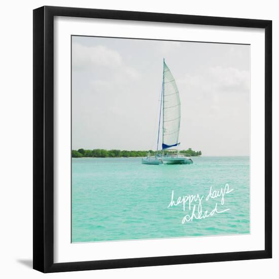Sailing Along the Island I-Acosta-Framed Art Print